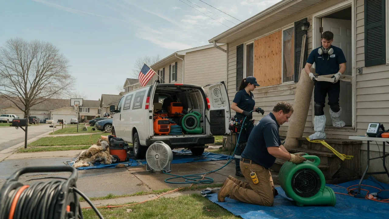 Water Damage Restoration in New Liberty, KY near me
